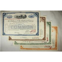 4 ASSORTED VINTAGE BALTIMORE AND OHIO RAILROAD