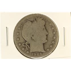 1906-S BARBER HALF DOLLAR