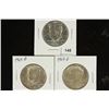 Image 1 : 1964 & 2-1964-D 90% SILVER KENNEDY HALF DOLLARS