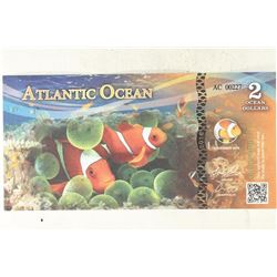 2016 ATLANTIC OCEAN 2 OCEAN DOLLARS ANEMONEFISH