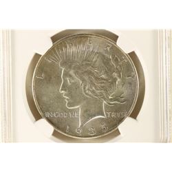 1935 PEACE SILVER DOLLAR NGC MS63