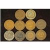 Image 2 : 10 ASSORTED 1880'S & 90'S INDIAN HEAD CENTS