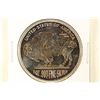 Image 2 : 1 TROY OZ .999 FINE SILVER ROUND INDIAN /