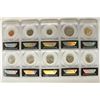 Image 2 : 2017-S 10 PIECE ENHANCED UNC SET ANACS EU70 225TH