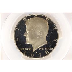 1978-S KENNEDY HALF DOLLAR PCGS PR69 DCAM