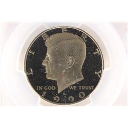 1990-S KENNEDY HALF DOLLAR PCGS PR70 DCAM