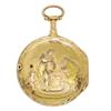 Image 2 : Bertrand Diamond, Gold, Openface Pocket Watch 