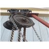 Image 2 : A Frame List Approx 13' H Portable w Chain Hoist