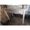 Image 2 : Vintage Painted Stand/ Stepback End Table