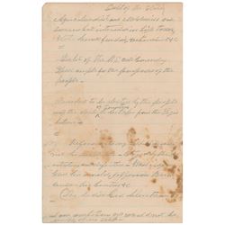Andrew Johnson Handwritten Manuscript and Autograph Album