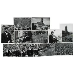 John F. Kennedy in Berlin Group of (20) Original Photographs