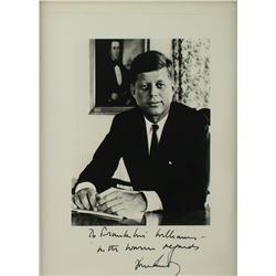 John F. Kennedy Signed Photograph