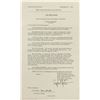 Image 1 : Lyndon B. Johnson Signed Press Release