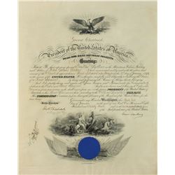 Grover Cleveland Document Signed
