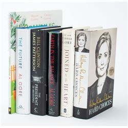 The Clintons and the Gores Signed Books