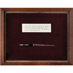 Lyndon B. Johnson Peace Corps Bill Signing Pen