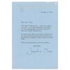 Image 1 : Jacqueline Kennedy Typed Letter Signed