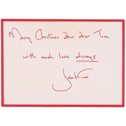 Jacqueline Kennedy Autograph Note Signed