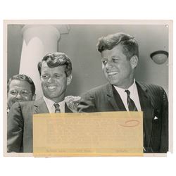 John and Robert Kennedy Original Photograph