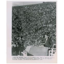 John F. Kennedy 1960 DNC Original Wirephoto