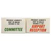 Image 1 : John F. Kennedy Dallas Visit Badges
