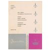 Image 1 : John F. Kennedy Florida Dinner Menu