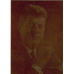 John F. Kennedy Photoengraver's Plate