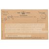 Image 1 : John F. Kennedy Telegram on World Peace
