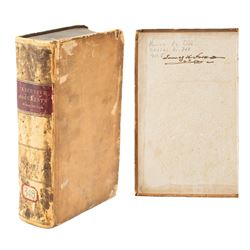 James K. Polk Signed Book