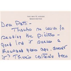 Nancy Reagan Autograph Letter Signed