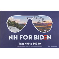 Joe Biden Signed Campaign Sign