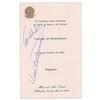 Image 1 : Fidel Castro Signed Program