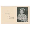 Image 1 : Elizabeth, Queen Mother Signed Christmas Card