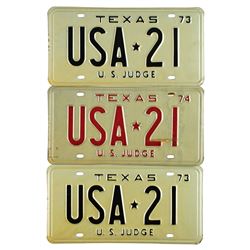 Kennedy Assassination: Sarah T. Hughes' License Plates