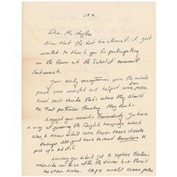 John F. Kennedy, Jr. Autograph Letter Signed