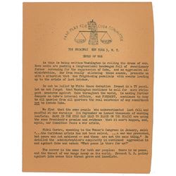 Lee Harvey Oswald Fair Play For Cuba Committee Pamphlet