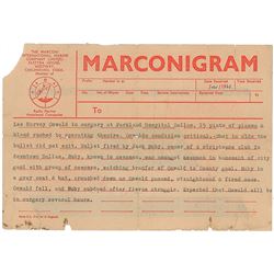 Lee Harvey Oswald Marconigram