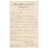 Image 1 : Thomas Brackett Reed Autograph Letter Signed