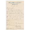 Image 1 : Thomas Brackett Reed Autograph Letter Signed