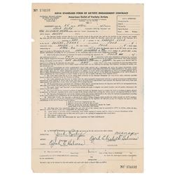 Jack Ruby Signed AGVA Document