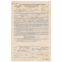 Jack Ruby Signed AGVA Document