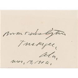 Booker T. Washington Signature