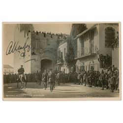 Edmund Allenby Signed Photograph