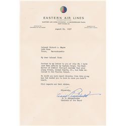 Eddie Rickenbacker Typed Letter Signed