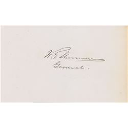 William T. Sherman Signature