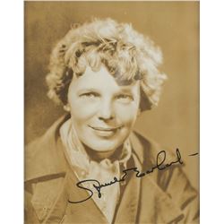 Amelia Earhart Signed Photograph