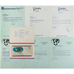 Dick Rutan and Jeanna Yeager Signed Letters