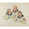 Image 1 : Apollo 12 painting by Raymond Bruneau