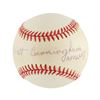 Image 1 : Walt Cunningham Signed Baseball