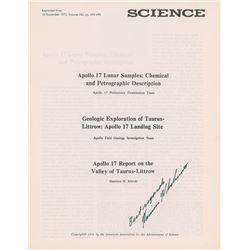 Harrison Schmitt Signed Report